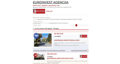 Desktop Screenshot of euroinvest.imovina.net